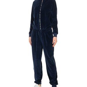 NWT. Velour Italian Jumpsuit European Culture size M